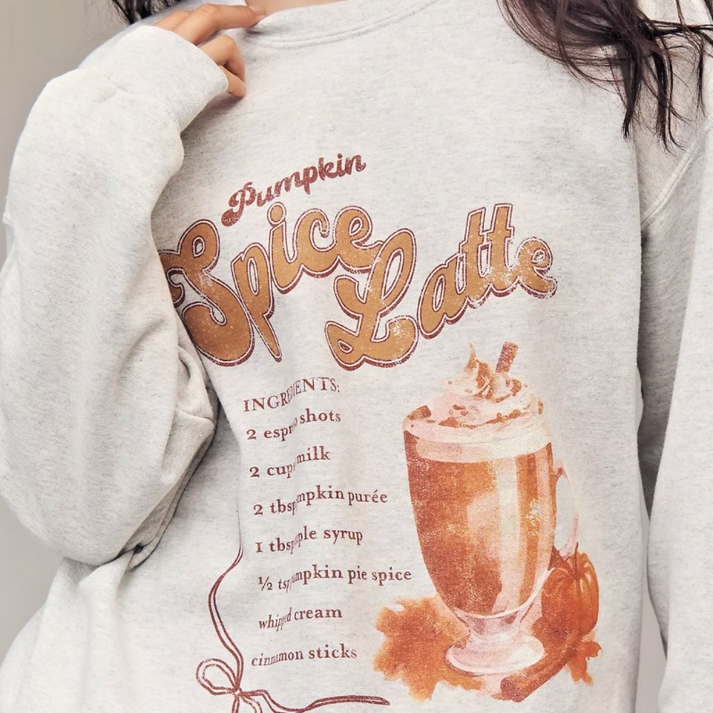 Anthropologie Heathered Sweatshirt with Graphic